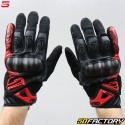 Street gloves Five RS-C CE approved black and red