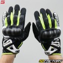 Guantes de calle Five RS-C CE aprobado negro, blanco y amarillo fluorescente