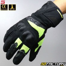 Winter gloves Five WFX2 WP CE approved motorcycle black and fluorescent yellow