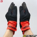 Gloves cross Five E-3 Evo CE approved motorcycle red