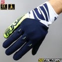 Gloves cross Five E-3 Evo CE approved blue motorcycle