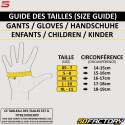 Guantes cross niño Five MXF4 Mono blanco