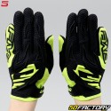 Gloves cross child Five MXF3 black and neon yellow