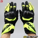 Gloves racing Five  RFX WP approved black and fluorescent yellow CE
