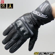 Guantes Five RFX Sport Motocicleta negra aprobada por CE