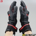 Gloves Five RFX Sport black and red CE approved