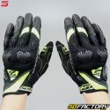 Street gloves Five Stunt Evo Airflow CE approved black and fluorescent yellow