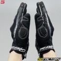 Guantes de calle Five Stunt Evo Airflow CE aprobado en blanco y negro