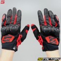 Street gloves Five SF3 CE approved black and red