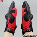 Guantes de calle Five SF3 CE aprobado negro y rojo