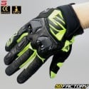 Street gloves Five SF3 CE approved black and fluorescent yellow