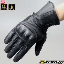 Gants street Five Urban homologués CE moto noirs