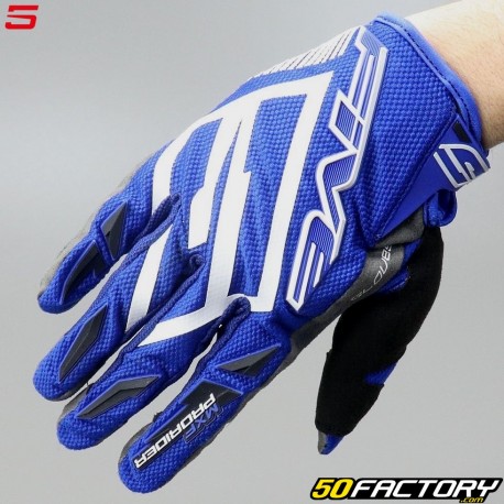 Gloves cross  Five MXF Pro Rider S blue