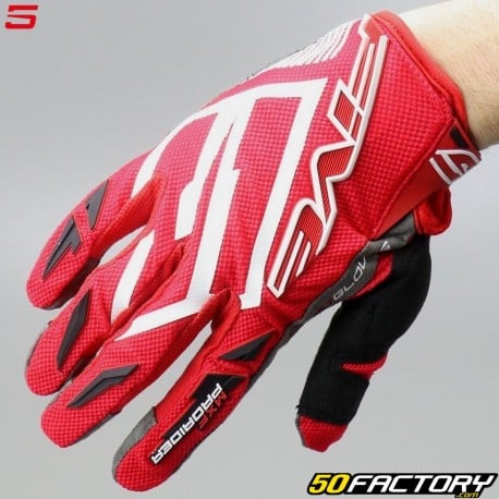 Gants cross Five MXF Pro Rider S rouges