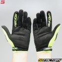 Guanti cross  Five MXF3 nero e giallo neon