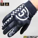 Street gloves Five Globe Racer black and white CE approved
