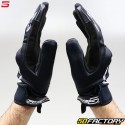 Street gloves Five Globe Racer black and white CE approved