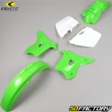 Fairing Kit Kawasaki KX 125, 250 (1994 - 1998) CeMoto green and white