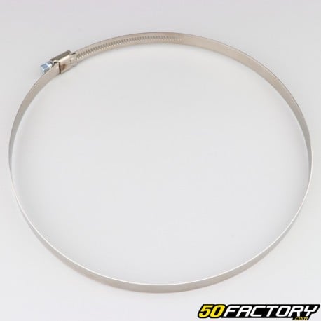 Collier de serrage Ø180-200 mm inox (à l'unité) - Pièce moto, scoot