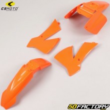 Carenagens Kit KTM SX 65 (2002 - 2008) CeMoto laranja
