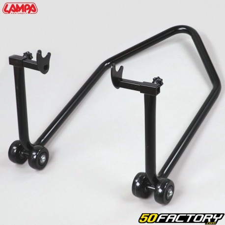 Stand stand for rear motorcycle lift with V Lampa black