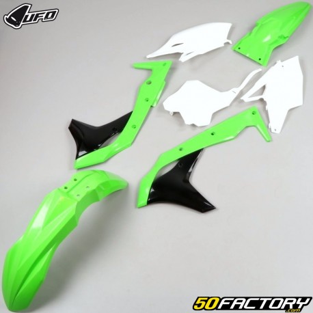 Fairing kit Kawasaki KX, KXF 250 (2017 - 2019) UFO green and white