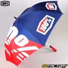 Parapluie 100% Official bleu et rouge