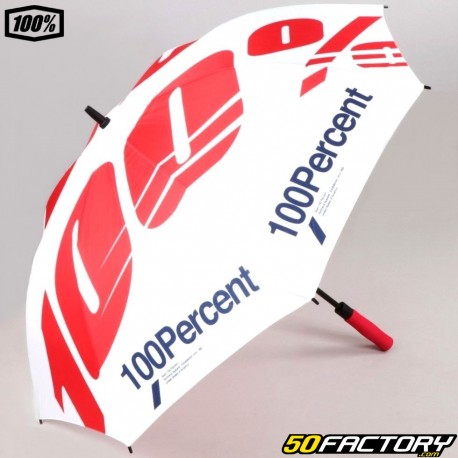 Umbrella 100% Strike White and red