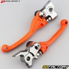 Brems- und Kupplungshebel aus Kunststoff Gas Gas MC 125 (ab 2021), 250, 350 F (ab 2022)... Polisport orange