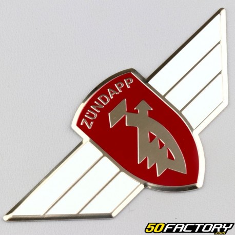 Emblema delle ali Zündapp 9.8x4.6 cm rosso
