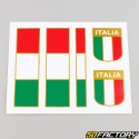 Pegatinas bandera Italia 12x10 cm (hoja)