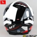 Capacete integral MT Helmets Thunder 4 SV Fade 0 branco, preto e vermelho