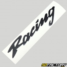 Pegatina Racing 3.5x14 cm negro