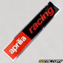 Aufkleber Aprilia Racing 4.6x22 cm rot und schwarz