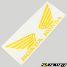 Honda logo decals 8x11 cm yellow (set of 2)