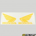Calcomanías con el logotipo de Honda 8x11 cm amarillo (juego de 2)
