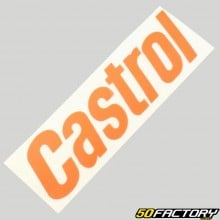 Aufkleber Castrol 13x4 cm orange