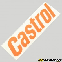 Adesivo Castrol 13x4 cm arancione