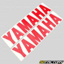 Pegatinas Yamaha 32x7.5 cm rojas
