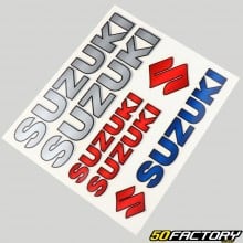Stickers Suzuki 23.5x19.5 cm (planche)