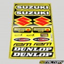 Aufkleber Suzuki, Dunlop 30x20 cm (Bogen)