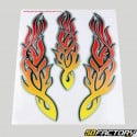 Flame stickers 24x20 cm (sheet)
