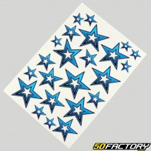 Adesivi stelle blu cm 34x24 (foglio)