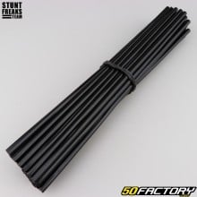 25 cm Speichenabdeckungen Stunt Black Team Freaks (42-Paket)