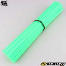 25 cm spoke covers Stunt Neon Green Team Freaks (42 Pack)