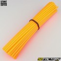 Cubiertas de radios de 25 cm Stunt Equipo Naranja Freaks (Pack de 42)