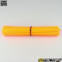 Cubiertas de radios de 25 cm Stunt Equipo Naranja Freaks (Pack de 42)