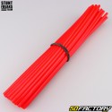 Cubiertas de radios de 25 cm Stunt Freaks del equipo rojo (42 Pack)