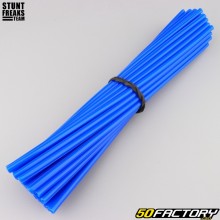 25 cm Speichenabdeckungen Stunt Blue Team Freaks (42-Paket)