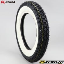 Pneu 3.00-10 (80/90-10) 50J Kenda K333 flancs blancs